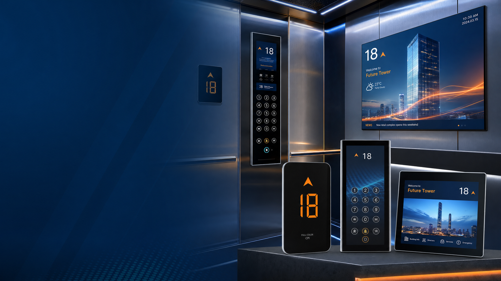 Professional Elevator Display Products